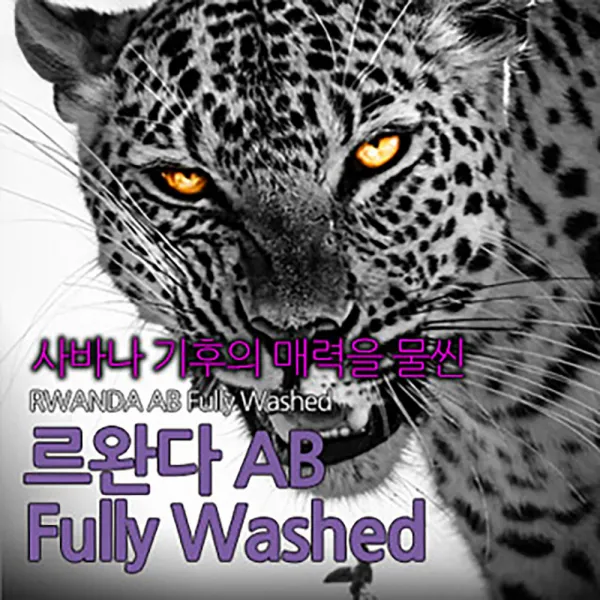 르완다 AB Fully Washed, 굵게분쇄, 200g