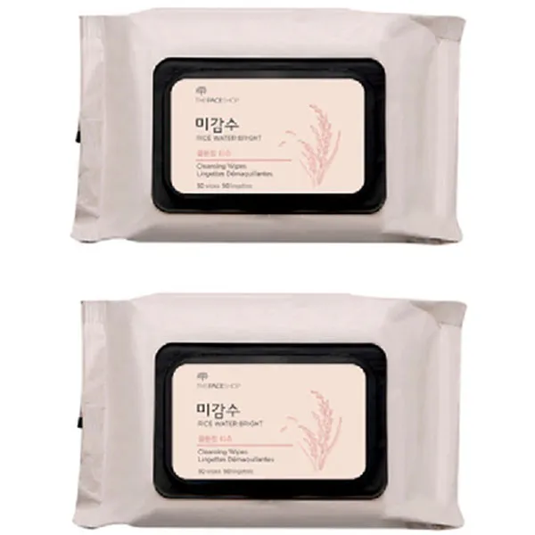 더페이스샵 미감수 브라이트 클렌징 티슈 200g, 50매, 2개