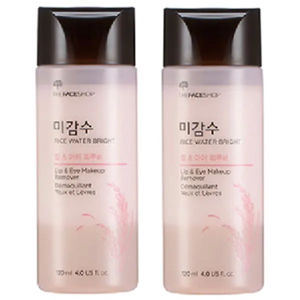 더페이스샵 미감수 브라이트 립앤아이 리무버, 2개, 120ml