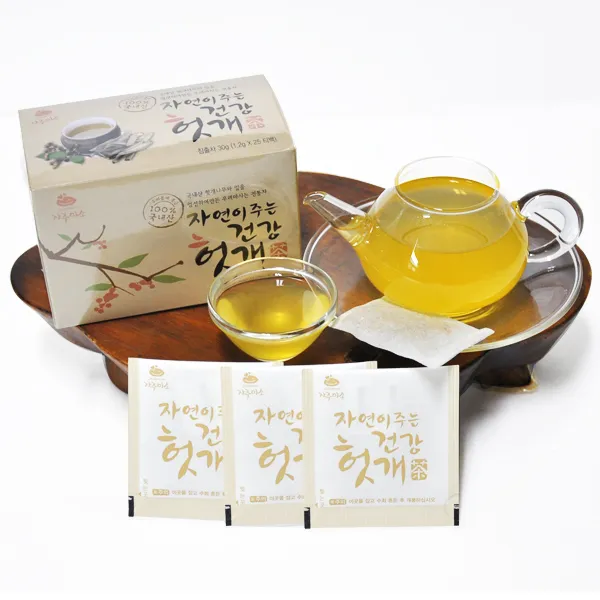 [지산식품] 국산 원재료 건강 헛개차, 1.2g, 25티백 5박스