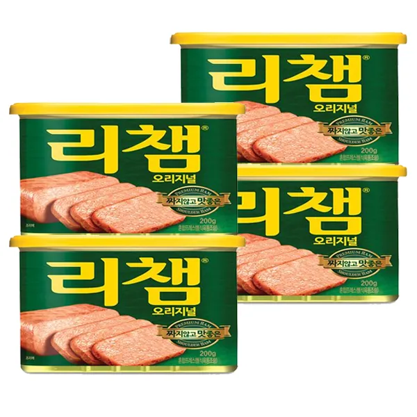 리챔 오리지널 햄통조림, 200g, 4개