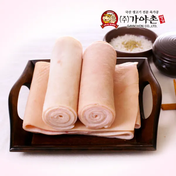 가야촌 가야촌) 냉장 껍데기, 1개, 기본손질