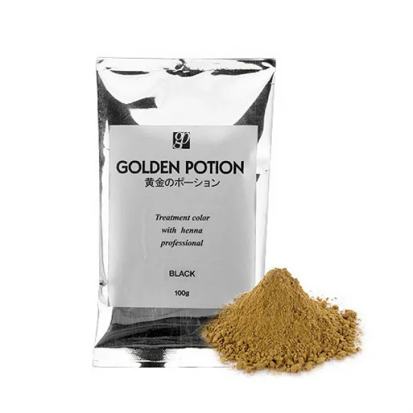 골든포션 천연헤나 100g[로소니아함량2.75%] 고퀄리티 현지농장직접운영, 칼라헤나, 1, 블랙