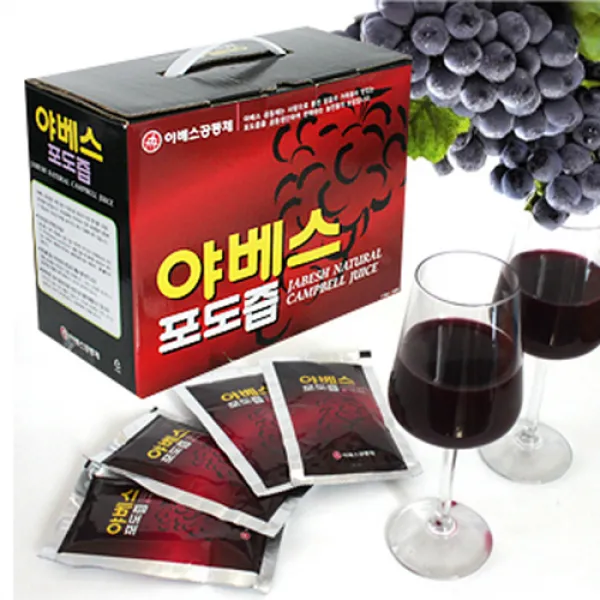영동 야베스 포도즙 1박스, 50팩