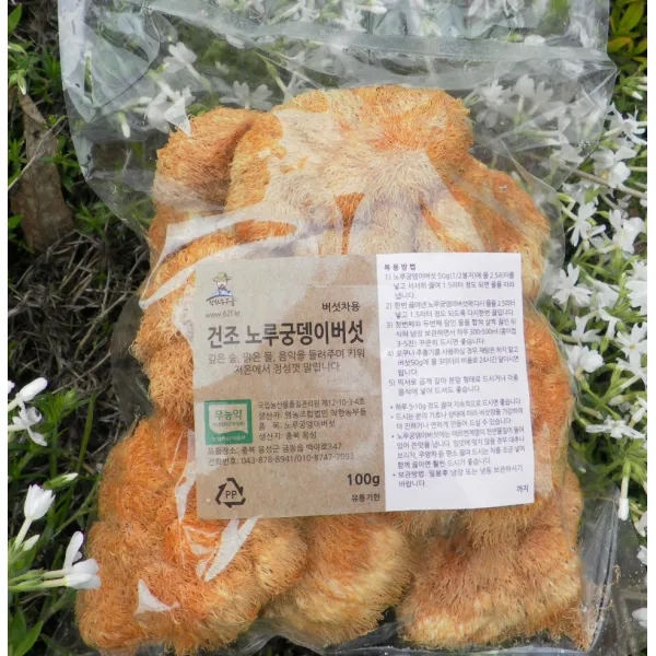 착한농부들 무농약 건조 노루궁뎅이버섯, 100g, 3개