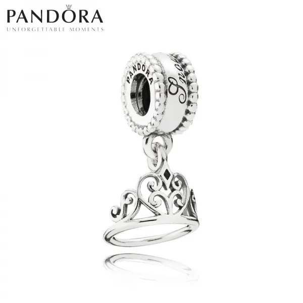 판도라 PANDORA Disney Snow White tiara silver dangle