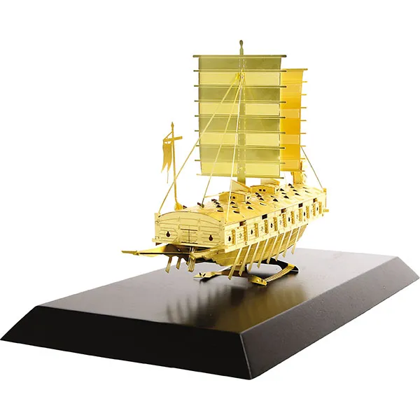 메탈투어 3D Metal Puzzles 빅 거북선, 제품1개, 골드