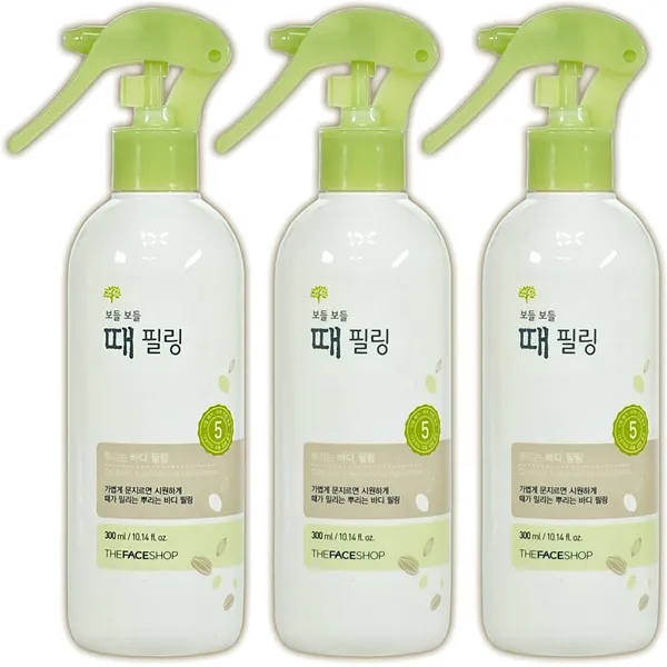 더페이스샵 보들보들 때 필링 바디스크럽, 300ml, 3개