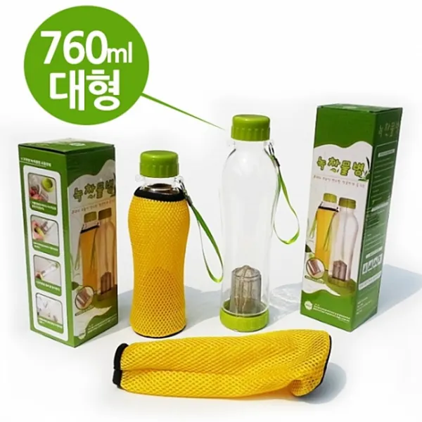 [ 냉녹차 온녹차 겸용 휴대용 녹차물병 760ml 대형 ] 녹차병 녹차포트 티포트 물통 휴대용물병, 본상품선택