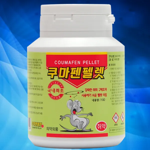 [마당클럽] 쥐약 쿠마펜펠렛 100g, 1개, 1개