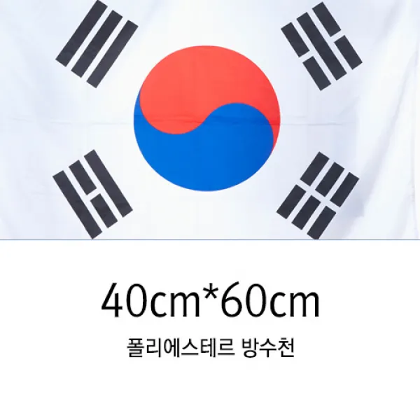 동영산업/게양용 태극기 40cmX60cm/국기 가정용 방수, 단일상품