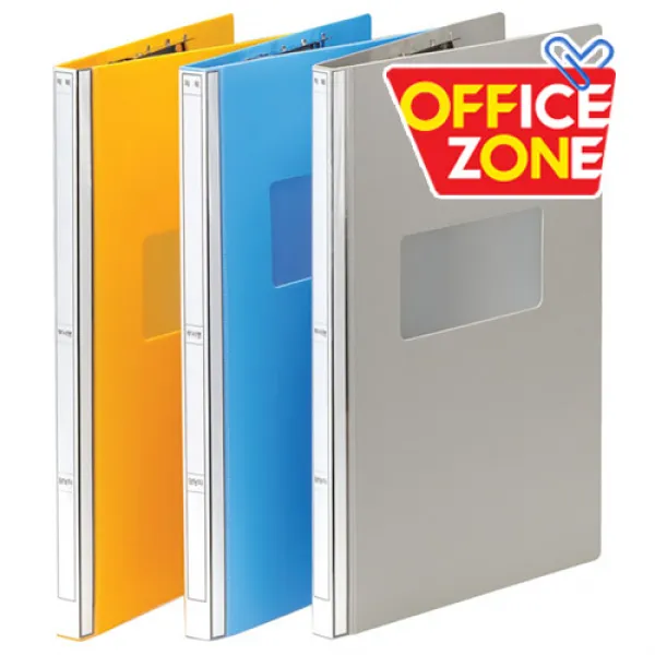 오피스존 OEM PP 진행문서화일 A4 클립/레버형 파일, 노랑, 1Ea