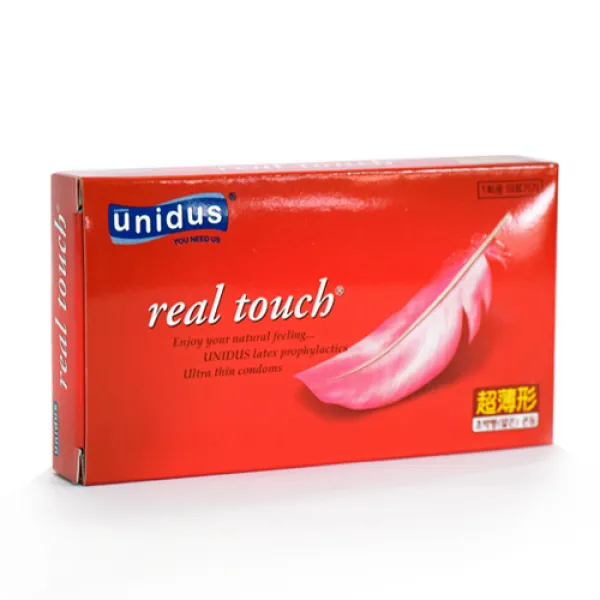유니더스 리얼터치 초박형 콘돔, 10개입, 6개