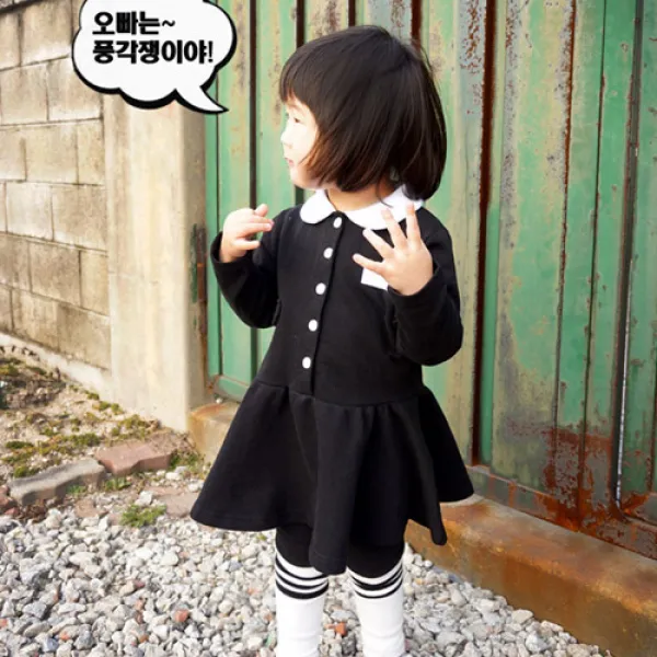 이유까까 아동용 복고교복 원피스