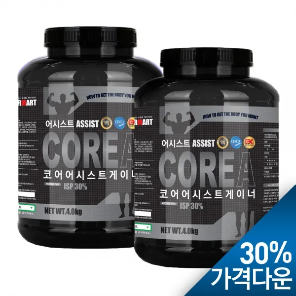 맥스웨이 코어 A 게이너 헬스보충제 헬스게이너 근육 영화쿠폰증정, 4kg, 2개