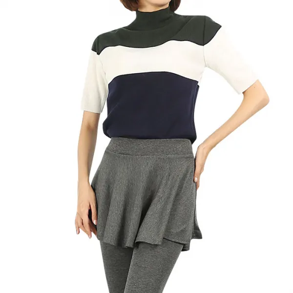 [턴키] G_FT-192 배색반폴라니트티