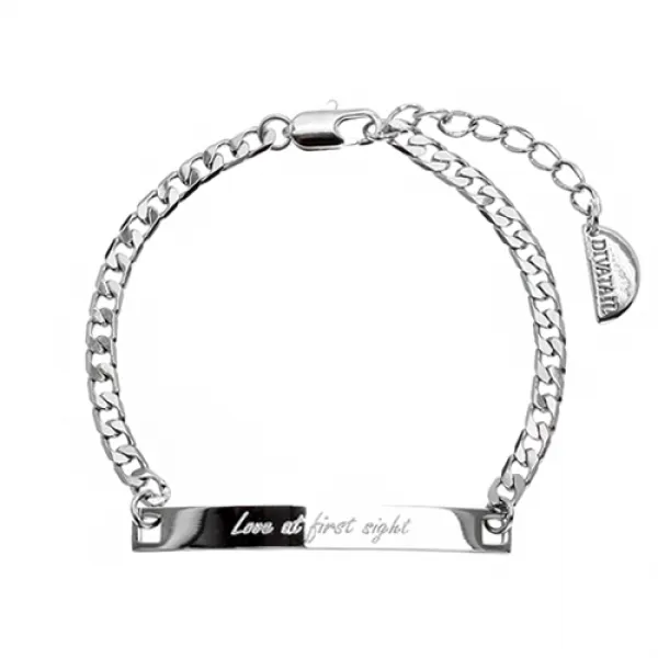 디바테일 [각인팔찌]Lettering Feminine Chain Bracelet 패션 팔찌