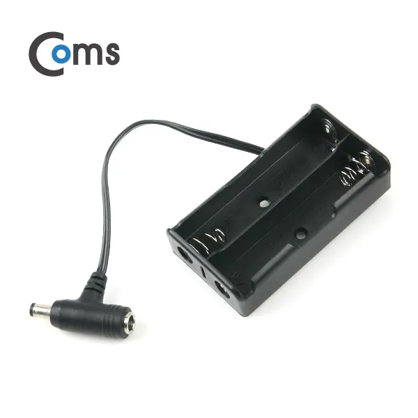 ACBB663 18650 배터리 홀더 2구 DC 5.5암수 15cm T형, 단일상품