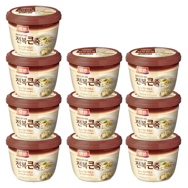 동원 양반 전복 큰죽, 404g, 10개