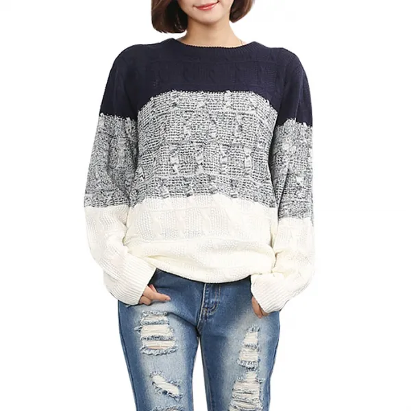 턴키 여성 Ft 188 꽈베기그라데이션니트