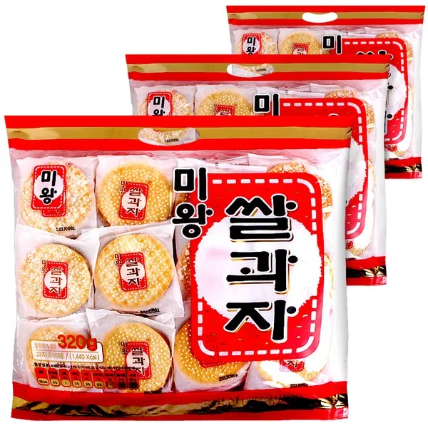 미왕쌀과자, 320g, 3팩