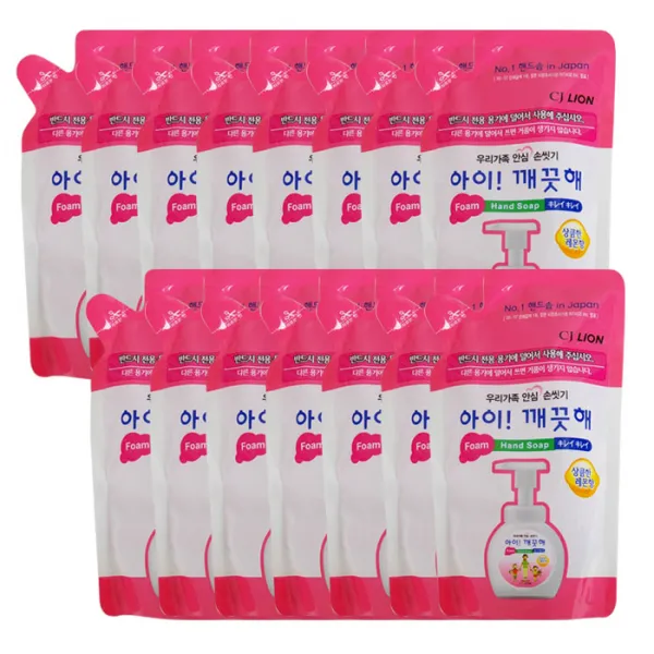 아이깨끗해 핸드워시 레몬향 리필 200ml 15개