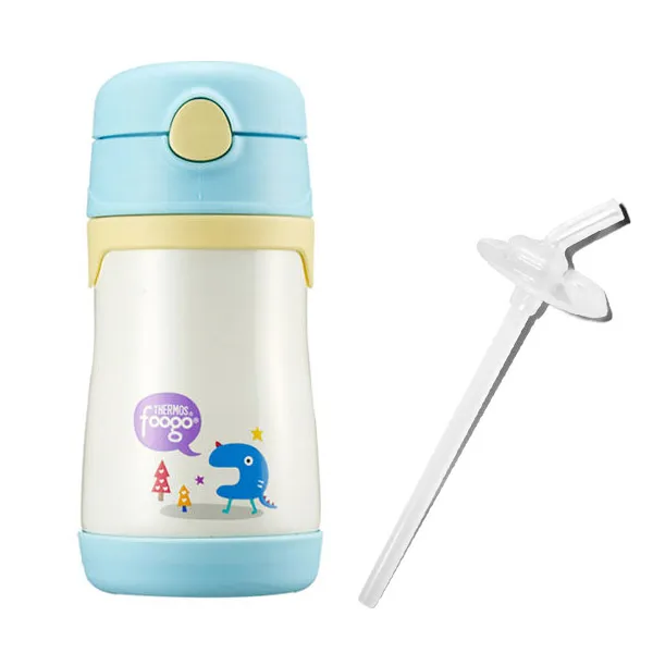 푸고 진공단열 BS 535K 빨대컵 290ml, 파스텔블루