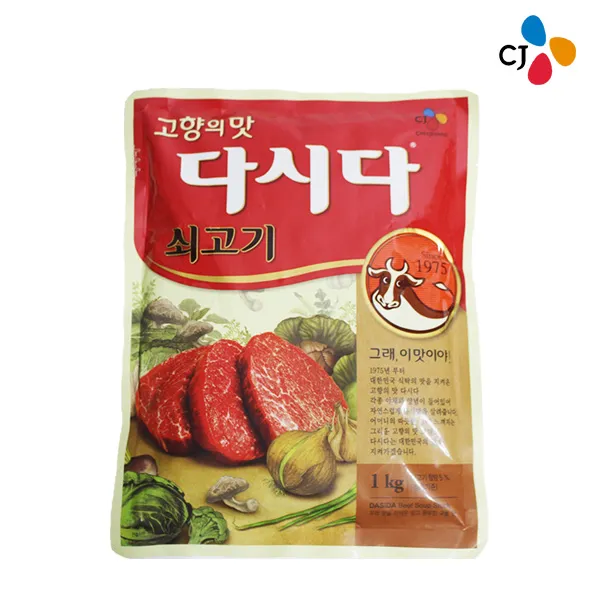 cj 쇠고기 다시다 1kg 조미료