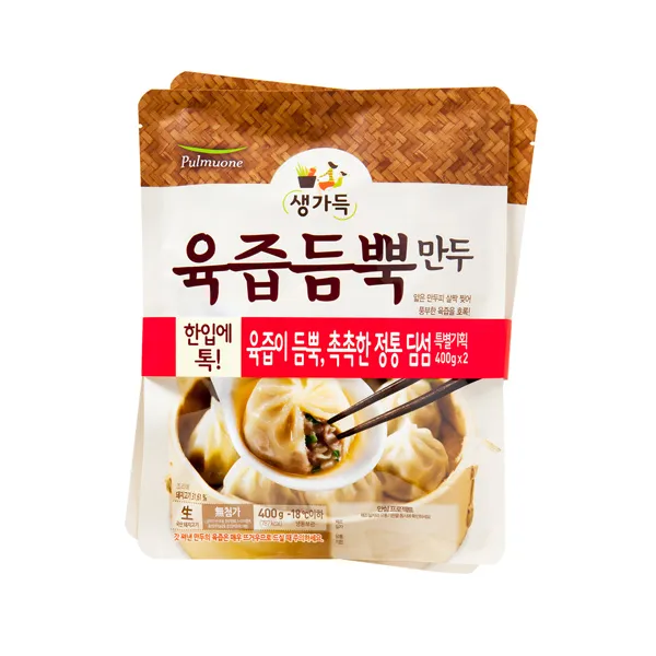 [풀무원]육즙듬뿍만두 (400gx2개), 단품