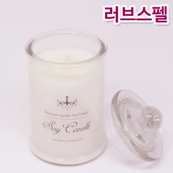 비단장이 프리미엄 아로마 소이캔들 원형기둥, 러브스펠, 포장안함/면심지, 150ml