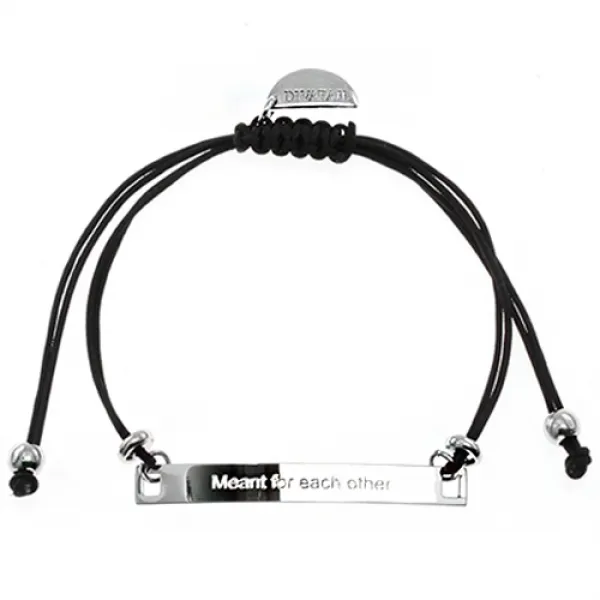 디바테일 [각인팔찌]Lettering Silver Knot Bracelet 패션 팔찌