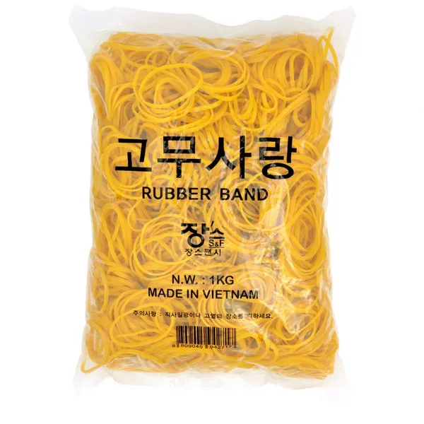 고무사랑 정1Kg고무밴드, 일반적인제품 보다 조금 두꺼운 사이즈 70 x 1.5 x 3.0, - 1Kg, 1봉