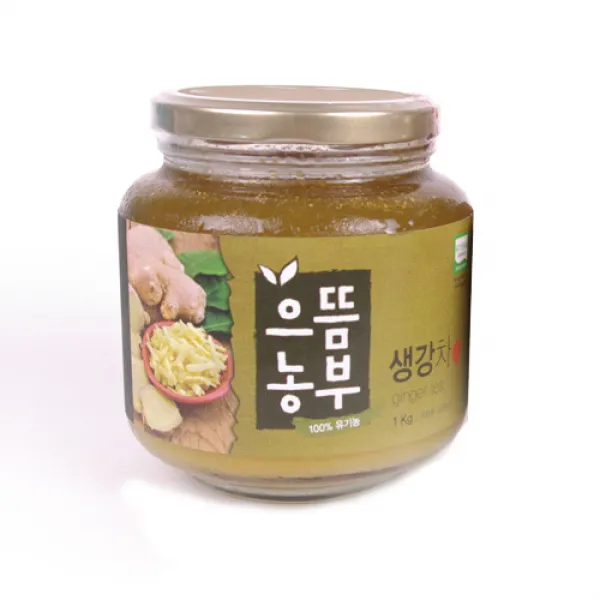 유기농생강을 갈아서 만든 으뜸농부 유기농 생강차1kg, 1kg, 1개