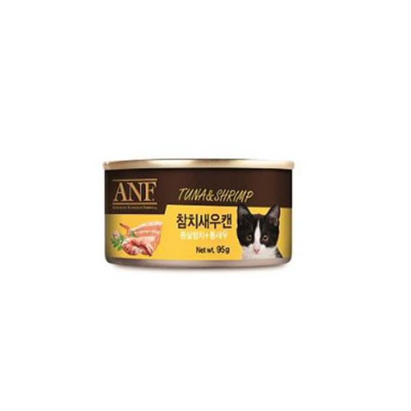 에이엔에프 고양이 간식캔, 참치새우, 24개