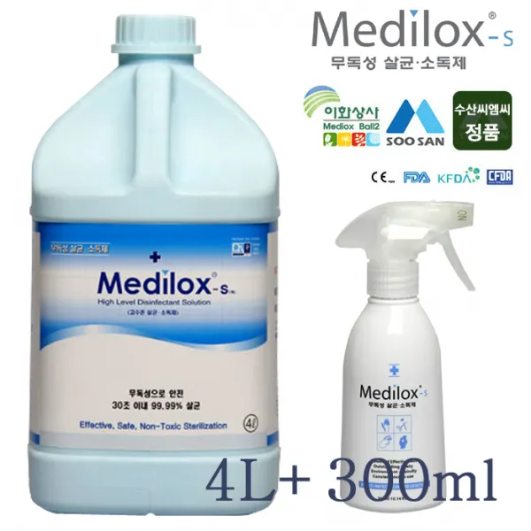 메디록스 메디록스s 살균제/소독제, 4L+300ml, 1개