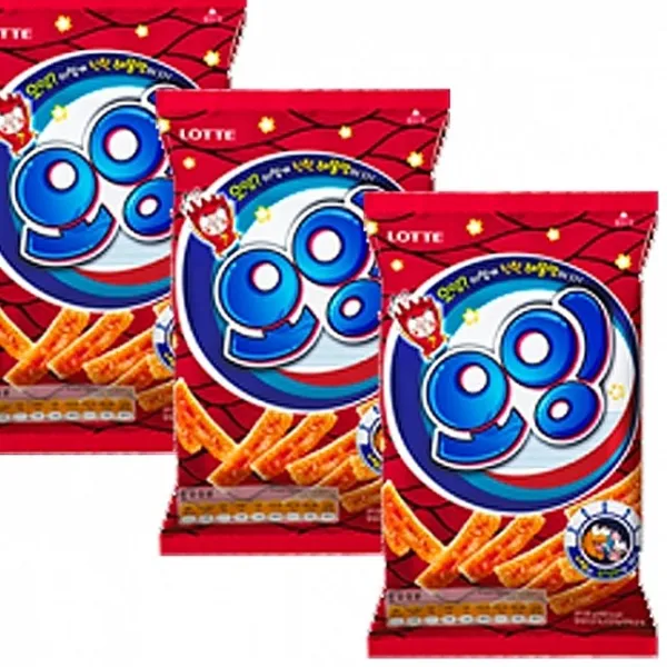 에스제이 롯데)오잉 75g x 10개 짭잘한 오징어와 고소한 새우, 본상품선택