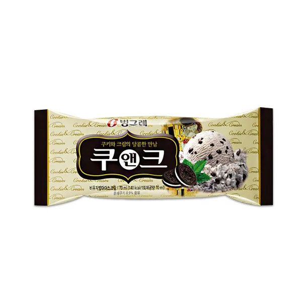 인기 아이스크림 박스로, 1box, 쿠앤크바 40개