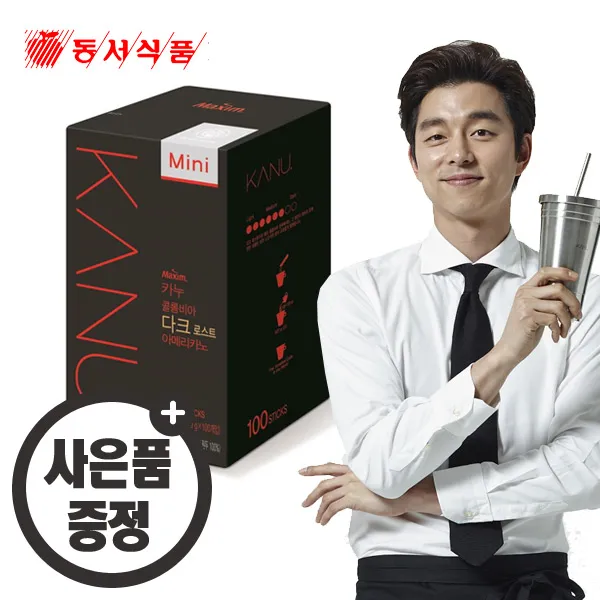 맥심 카누 다크미니 아메리카노 100T+사은품램덤증정, 100개입