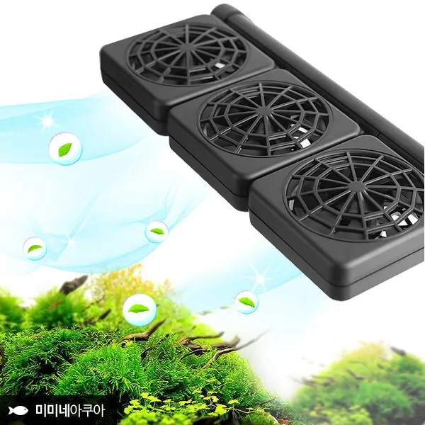 고운물 아이스힐 어항 냉각팬 3구 (냉각팬), 단품