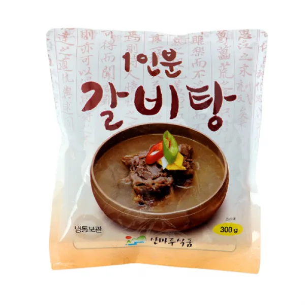 국만드는집 1인분갈비탕, 6개, 300g