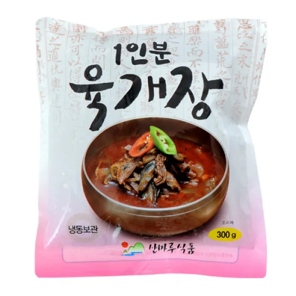 국만드는집 1인분육개장, 6개, 300g