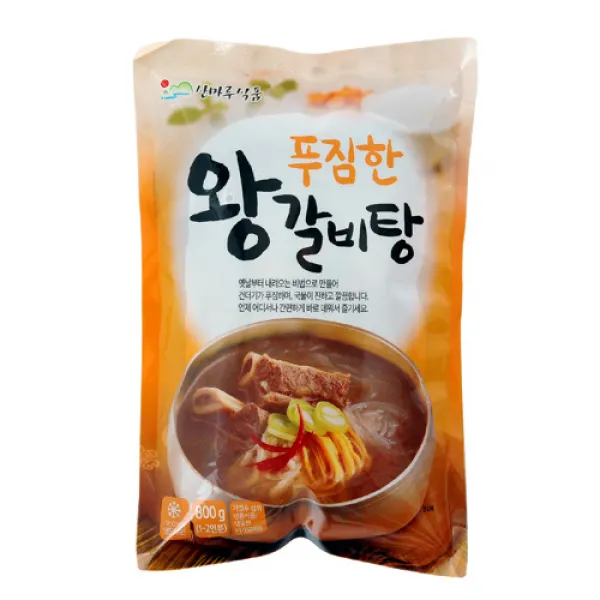 국만드는집 왕갈비탕, 3개, 800g