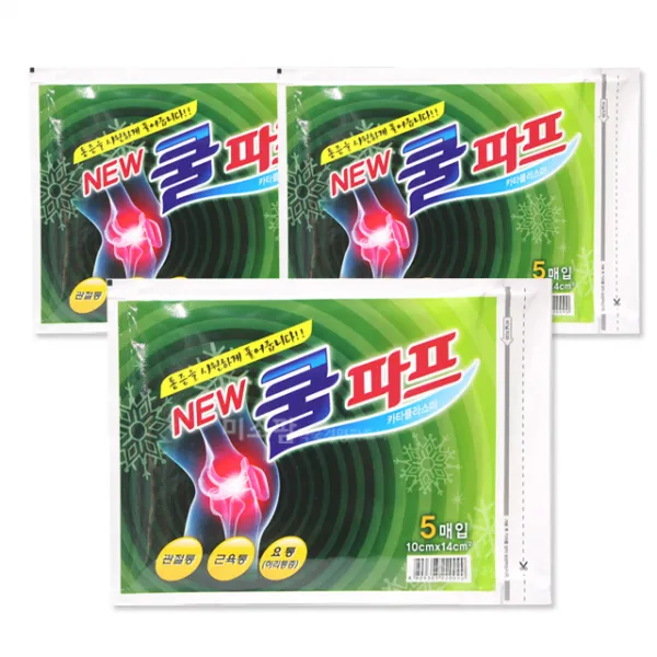 대일제약 쿨파프 3봉 5매입