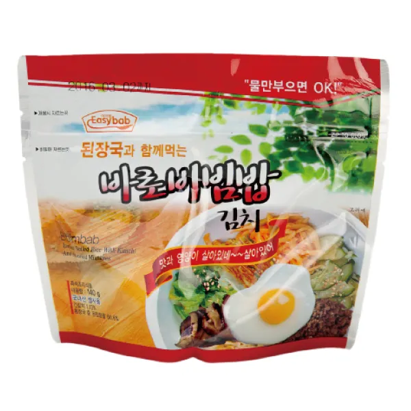 전투식량 불로 바로 우리비빔밥 더온 기타즉석식품, 1개, 바로비빔밥 김치 (140g)