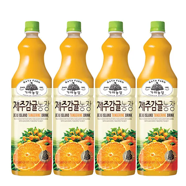 가야농장 제주감귤농장 1.5l X 4페트 4개