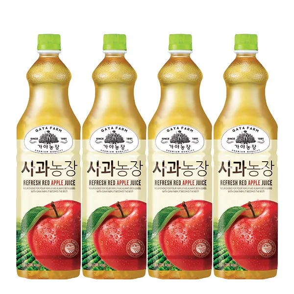 가야농장 사과농장 1.5L x 4페트, 상세설명 참조