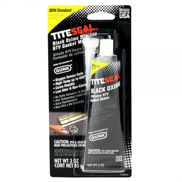 GUNK 건크 블랙 고열 가스켓 본드 T1003V, 1개