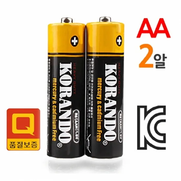 [상전전기] 코란도 AA건전지 LR6 밧데리, 2개입, 1개