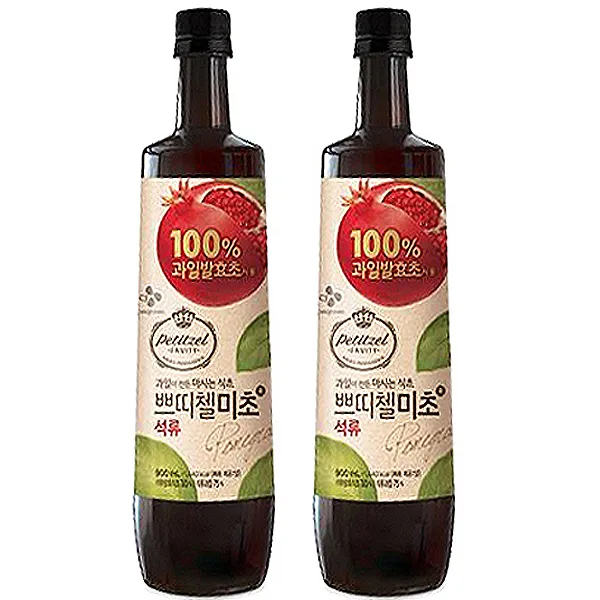 쁘띠첼미초 CJ 석류 900ml 석류즙, 2개