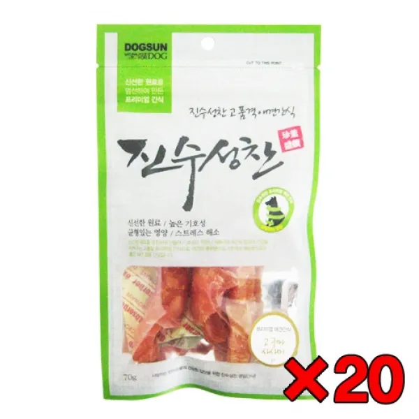 [특가할인20개묶음]진수성찬 고구마 사사미 70g, 1개, .